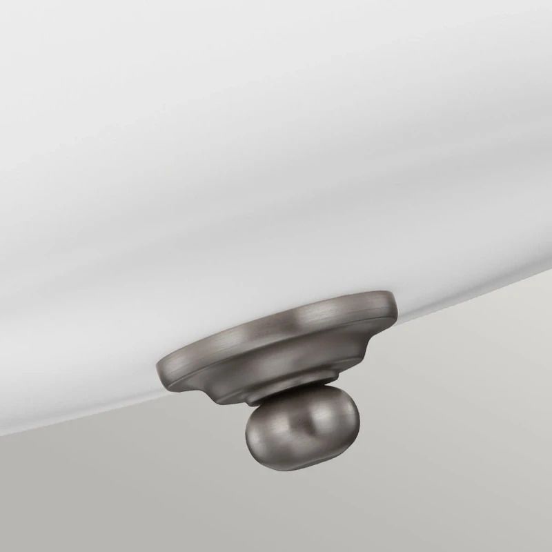 Feiss LED Plafondlamp Vintner | 3X E27 Max 60W | Dimbaar | Satin Nickel