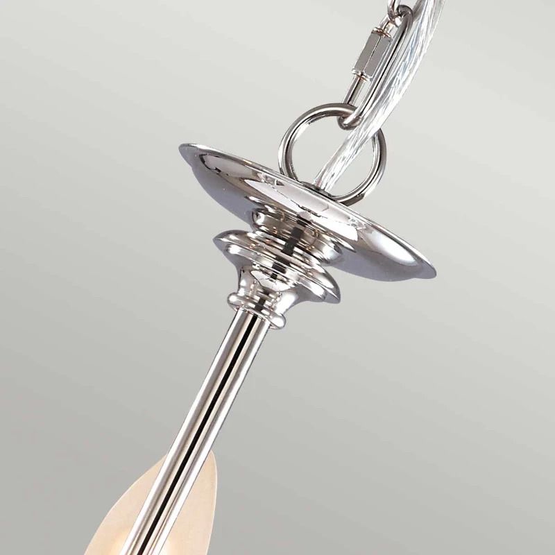 Elstead Lighting LED Kroonluchter | 3X E14 Max 60W | Dimbaar | Polished Nickel