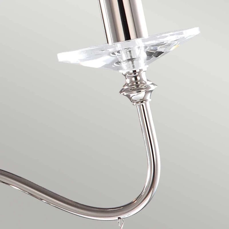 Elstead Lighting LED Kroonluchter | 3X E14 Max 60W | Dimbaar | Polished Nickel