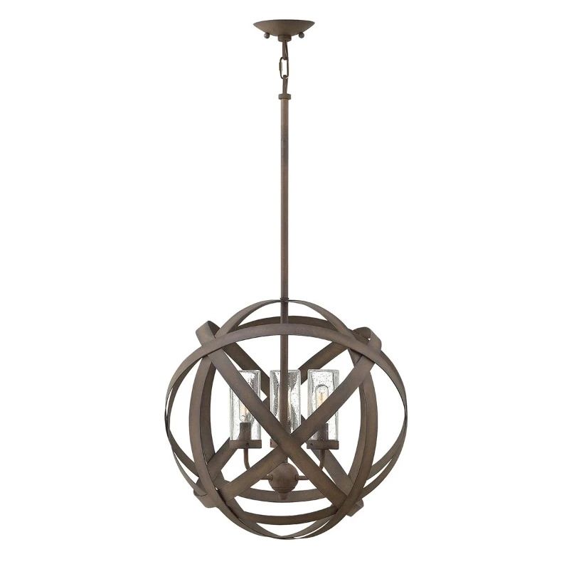 Hinkley LED Kroonluchter | 3X E14 Max 40W | IP44 | Dimbaar | Vintage Iron