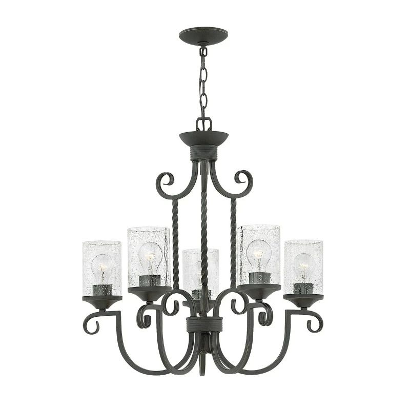 Hinkley LED Kroonluchter | 5X E27 Max 60W | Dimbaar | Olde Black