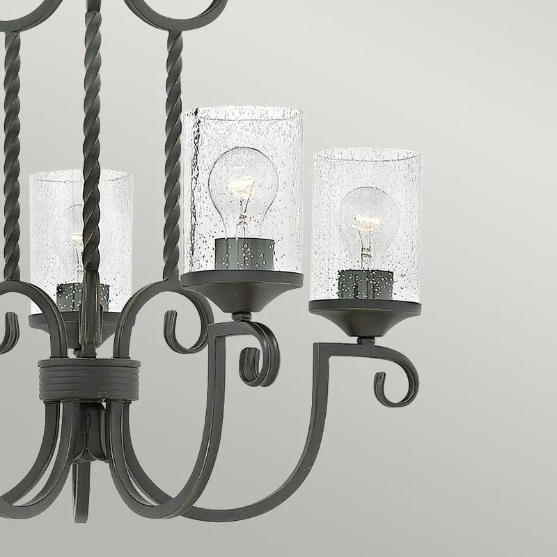 Hinkley LED Kroonluchter | 5X E27 Max 60W | Dimbaar | Olde Black