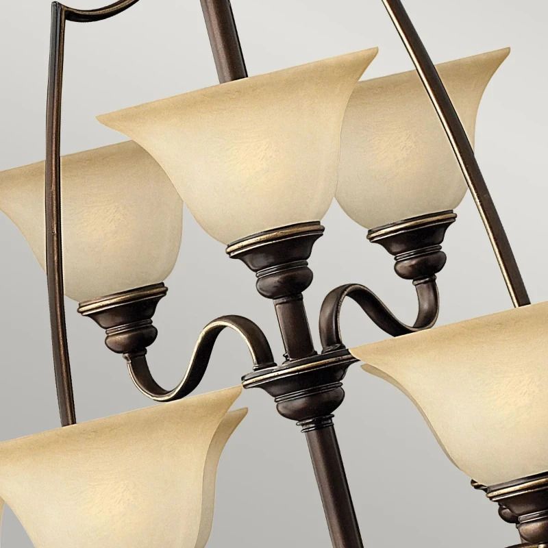 Hinkley LED Kroonluchter | 15X E27 Max 60W | Dimbaar | Antique Bronze