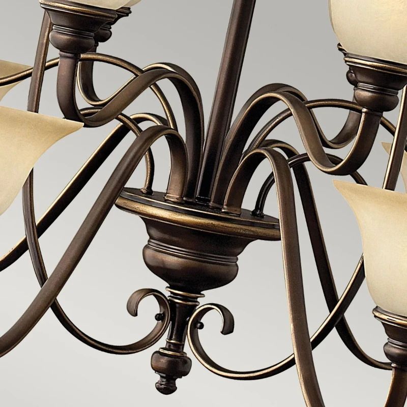 Hinkley LED Kroonluchter | 15X E27 Max 60W | Dimbaar | Antique Bronze