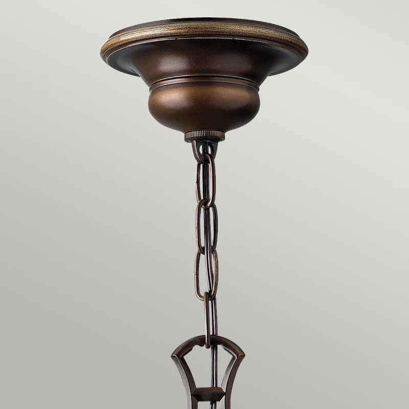 Hinkley LED Kroonluchter | 6X E27 Max 60W | Dimbaar | Antique Bronze