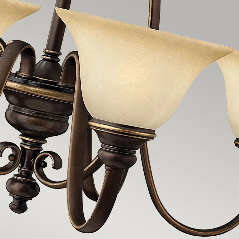 Hinkley LED Kroonluchter | 6X E27 Max 60W | Dimbaar | Antique Bronze
