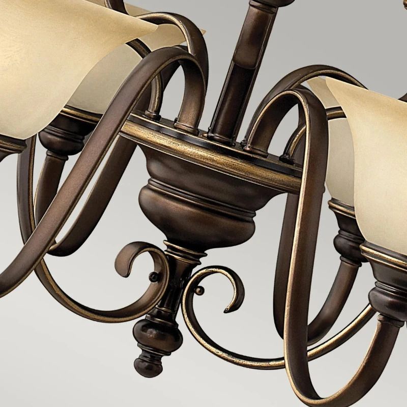 Hinkley LED Kroonluchter | 9X E27 Max 60W | Dimbaar | Antique Bronze