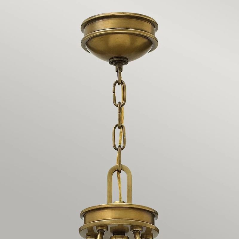 Hinkley LED Kroonluchter | 5X E27 Max 60W | Dimbaar | Heritage Brass