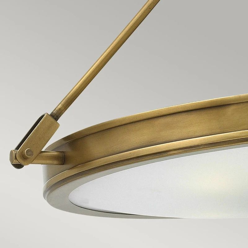 Hinkley LED Plafondlamp Collier | 4X E14 Max 40W | Dimbaar | Heritage Brass