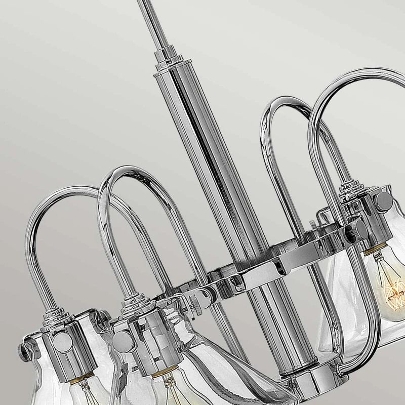 Hinkley LED Kroonluchter | 4X E27 Max 60W | Dimbaar | Chrome