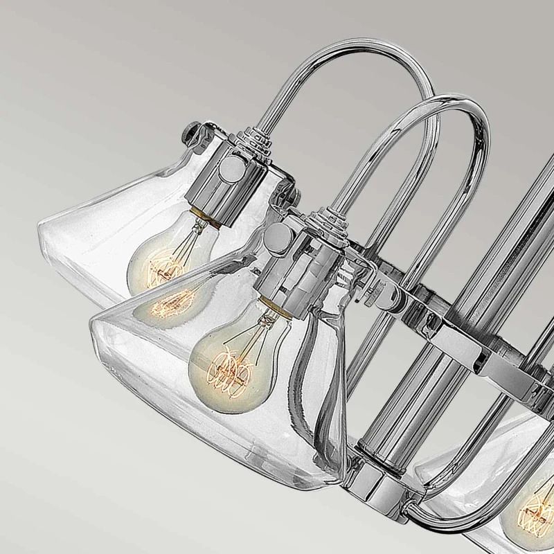 Hinkley LED Kroonluchter | 4X E27 Max 60W | Dimbaar | Chrome