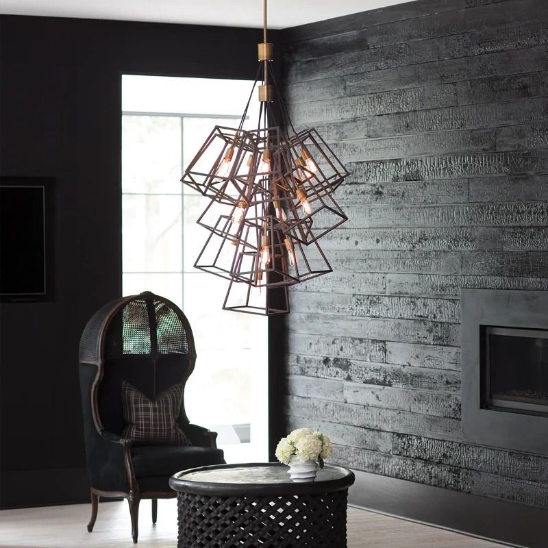 Hinkley LED Kroonluchter | 13X E27 Max 60W | Dimbaar | Bronze and Brass