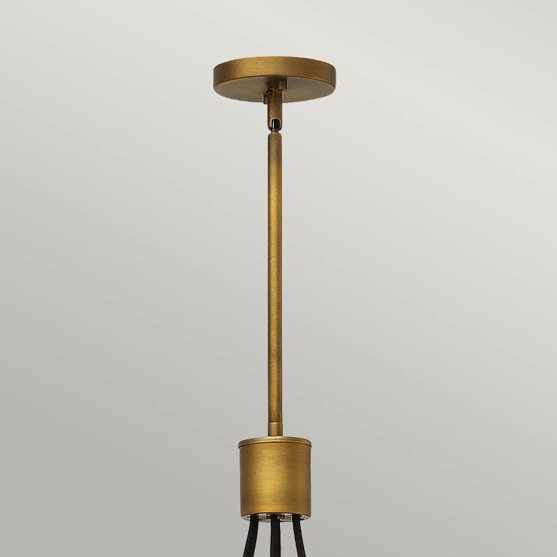 Hinkley LED Kroonluchter | 7X E27 Max 60W | Dimbaar | Bronze and Brass