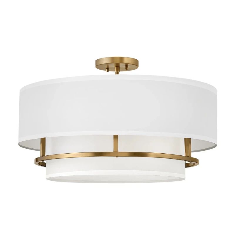 Hinkley LED Hanglamp Graham | 4X E14 Max 40W | Dimbaar | Lacquered Brass