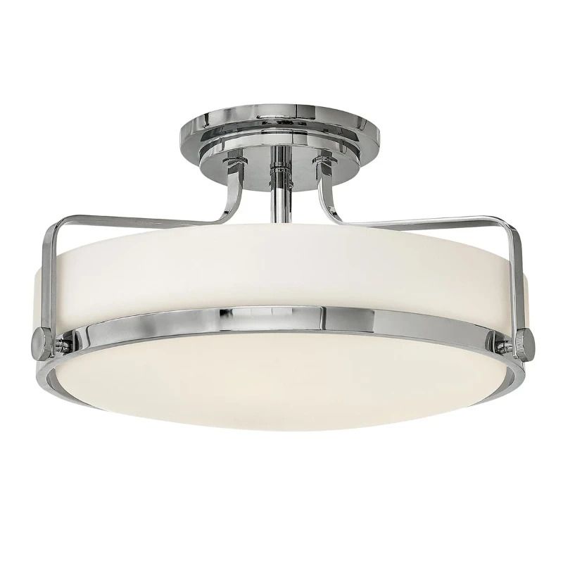 Hinkley LED Plafondlamp Harper | 3X E27 Max 60W | Dimbaar | Polished Chrome