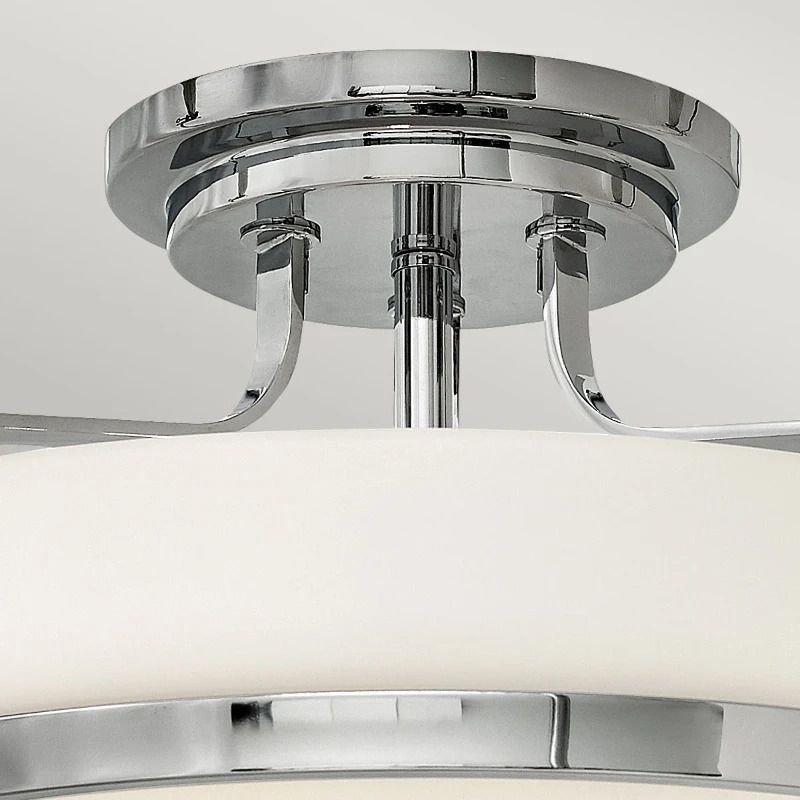 Hinkley LED Plafondlamp Harper | 3X E27 Max 60W | Dimbaar | Polished Chrome