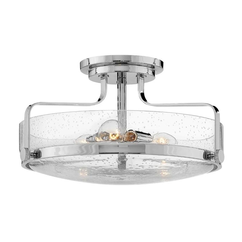 Hinkley LED Plafondlamp Harper | 3X E27 Max 60W | Dimbaar | Polished Chrome