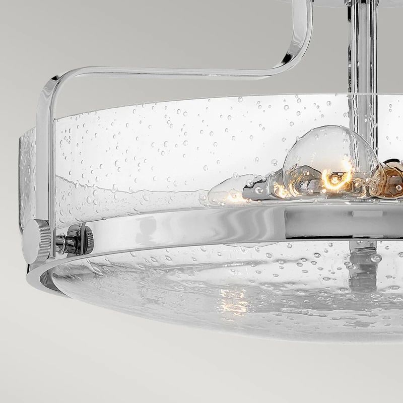 Hinkley LED Plafondlamp Harper | 3X E27 Max 60W | Dimbaar | Polished Chrome