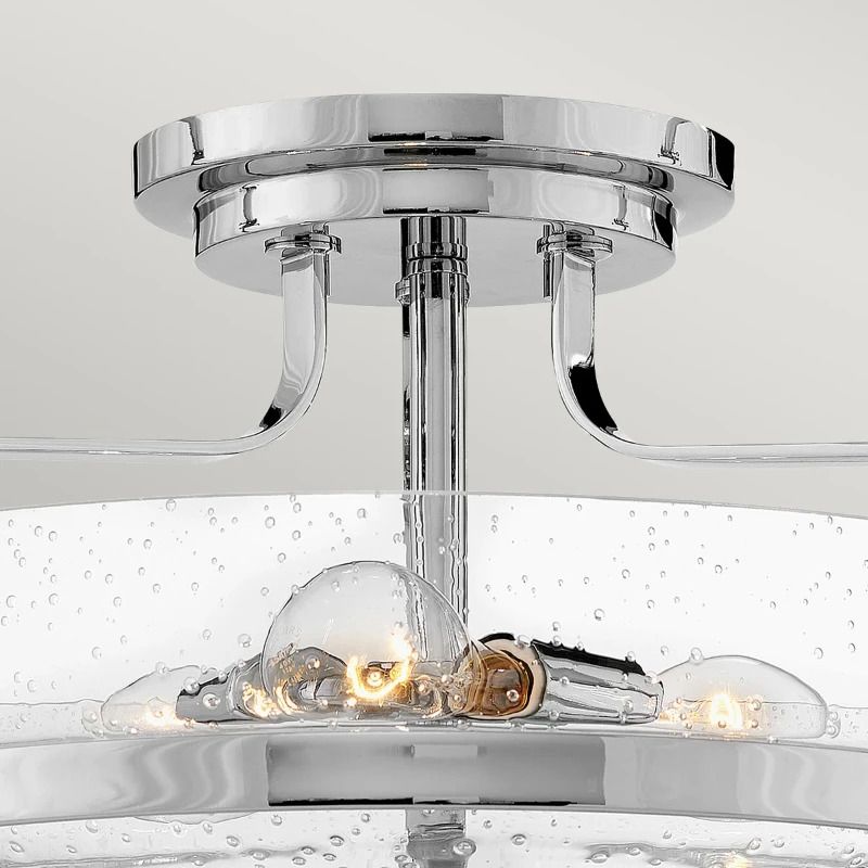 Hinkley LED Plafondlamp Harper | 3X E27 Max 60W | Dimbaar | Polished Chrome