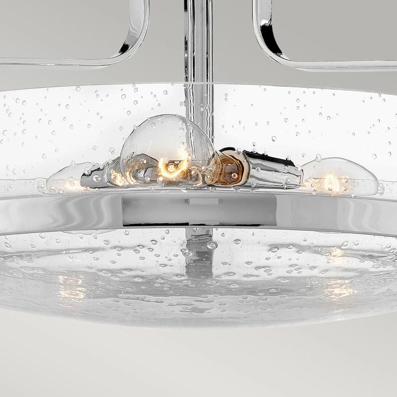 Hinkley LED Plafondlamp Harper | 3X E27 Max 60W | Dimbaar | Polished Chrome