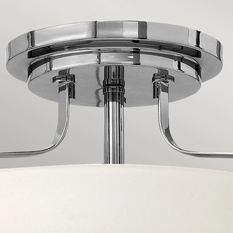 Hinkley LED Plafondlamp Harper | 3X E27 Max 60W | Dimbaar | Polished Chrome