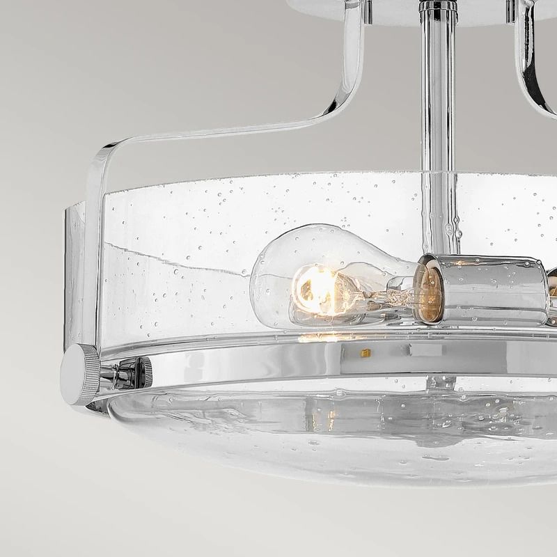 Hinkley LED Plafondlamp Harper | 3X E27 Max 60W | Dimbaar | Polished Chrome