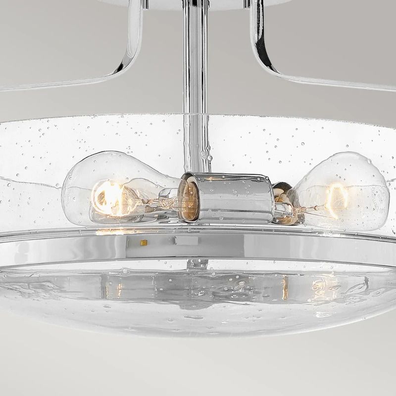 Hinkley LED Plafondlamp Harper | 3X E27 Max 60W | Dimbaar | Polished Chrome