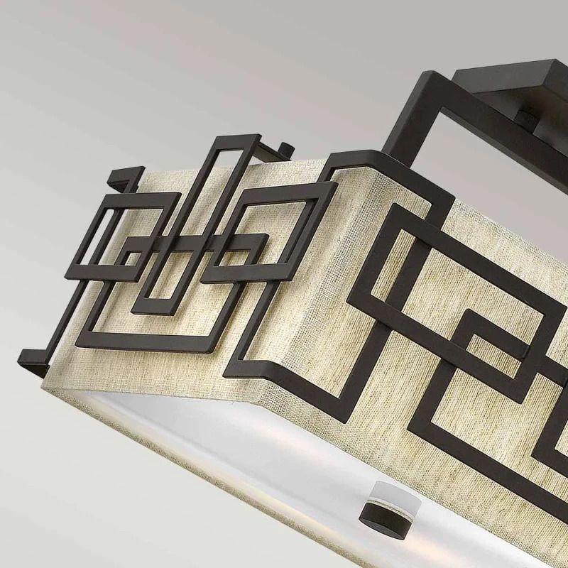 Hinkley LED Plafondlamp Lanza | 3X E27 Max 60W | Dimbaar | Oil Rubbed Bronze