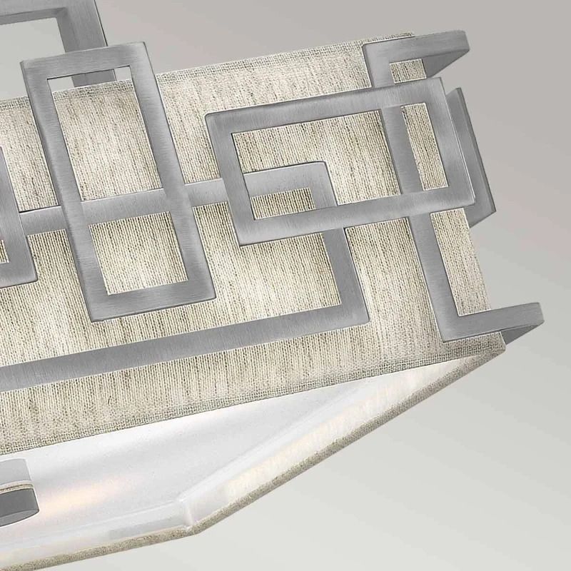 Hinkley LED Plafondlamp Lanza | 3X E27 Max 60W | Dimbaar | Antique Nickel