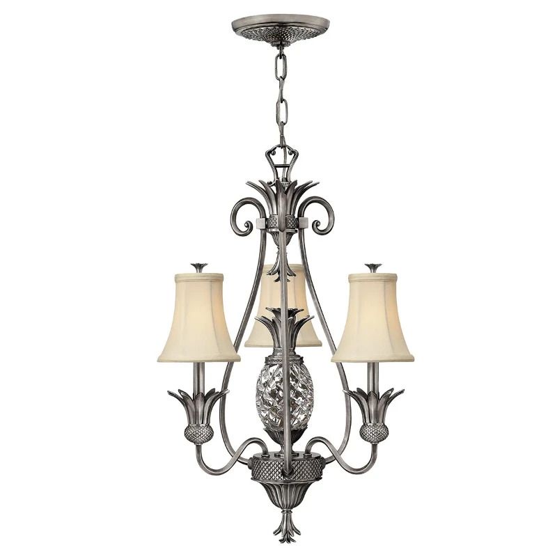 Hinkley LED Kroonluchter | 4X E14 Max 40W | Dimbaar | Polished Antique Nickel