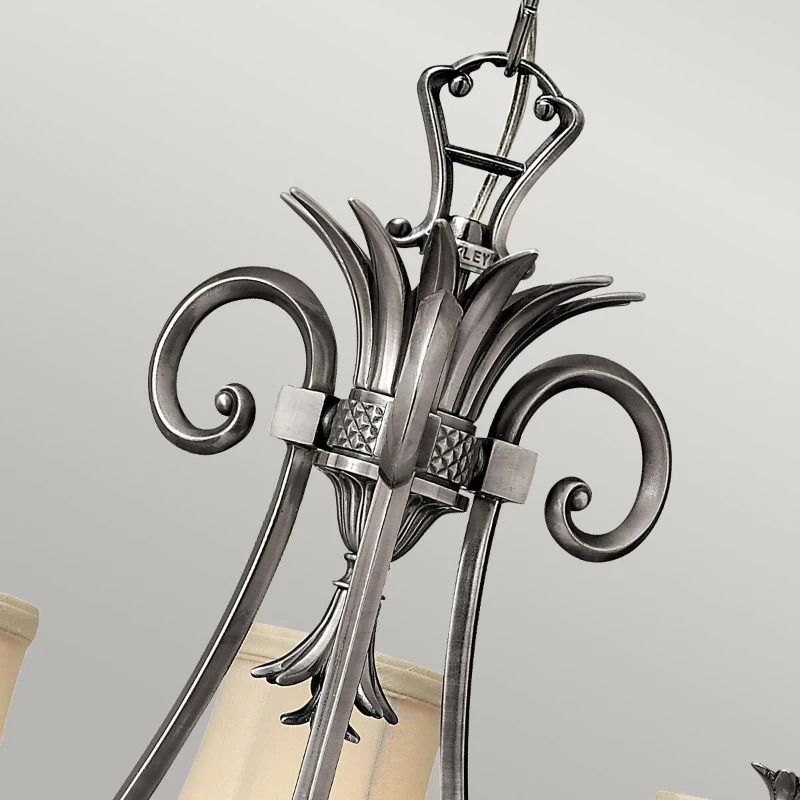 Hinkley LED Kroonluchter | 4X E14 Max 40W | Dimbaar | Polished Antique Nickel