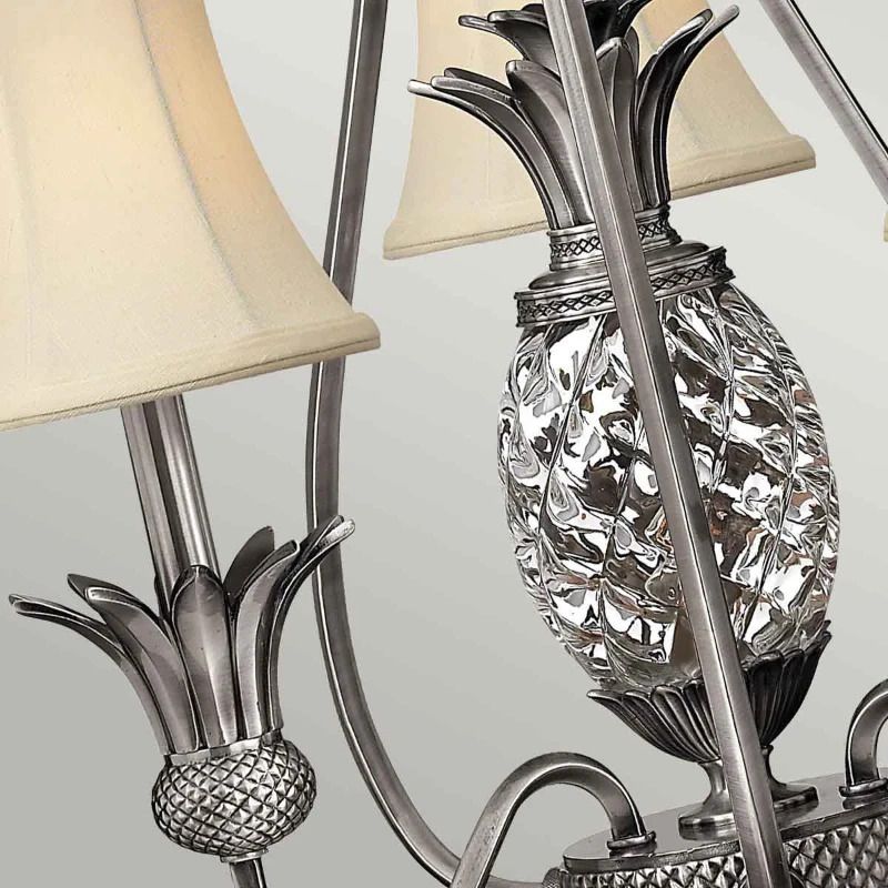 Hinkley LED Kroonluchter | 4X E14 Max 40W | Dimbaar | Polished Antique Nickel
