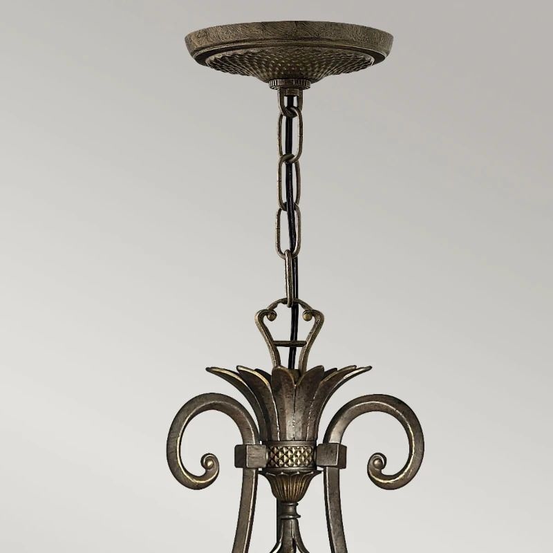 Hinkley LED Kroonluchter | 7X E14 Max 40W | Dimbaar | Pearl Bronze
