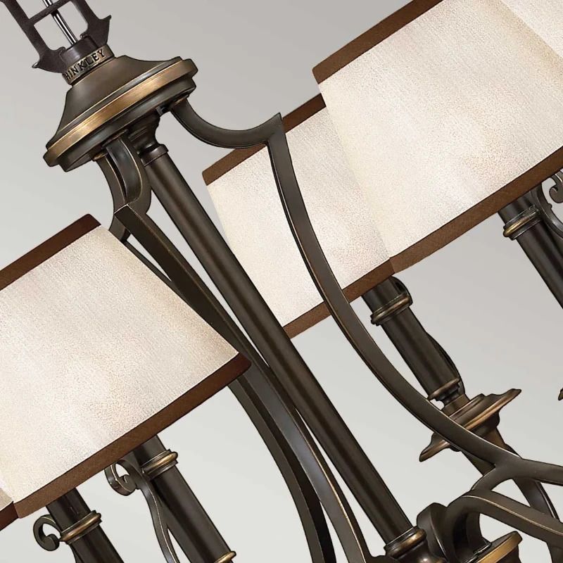 Hinkley LED Kroonluchter | 6X E14 Max 40W | Dimbaar | Olde Bronze