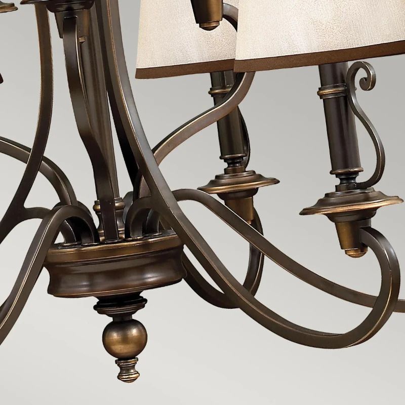 Hinkley LED Kroonluchter | 9X E14 Max 40W | Dimbaar | Olde Bronze