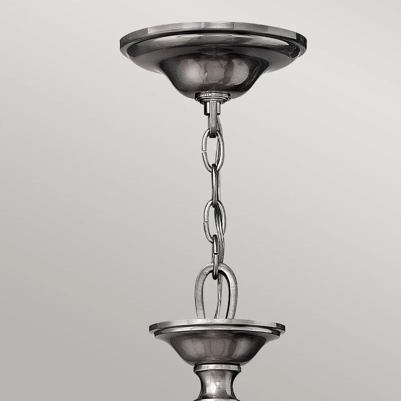 Hinkley LED Kroonluchter | 5X E14 Max 40W | Dimbaar | Brushed Nickel