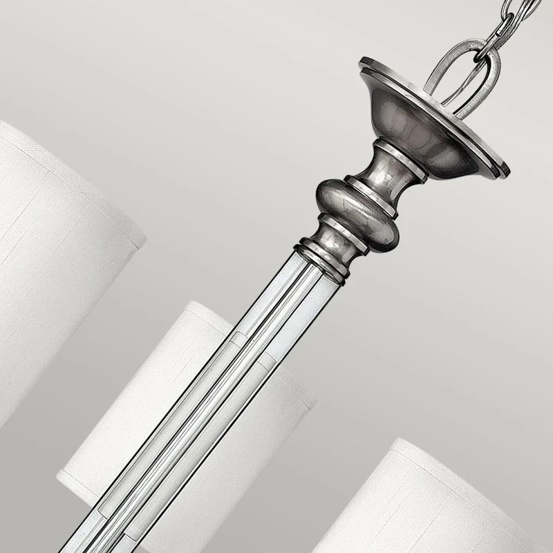 Hinkley LED Kroonluchter | 5X E14 Max 40W | Dimbaar | Brushed Nickel