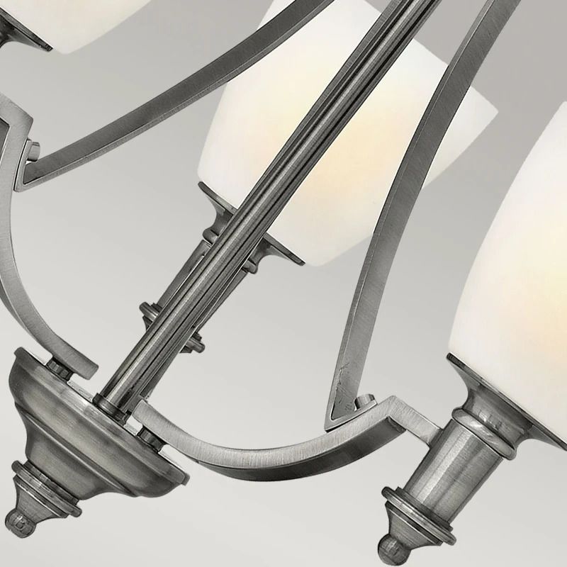 Hinkley LED Kroonluchter | 3X E27 Max 60W | Dimbaar | Antique Nickel