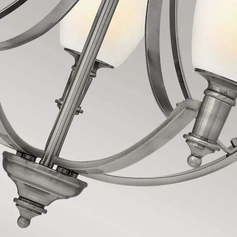 Hinkley LED Kroonluchter | 5X E27 Max 60W | Dimbaar | Antique Nickel