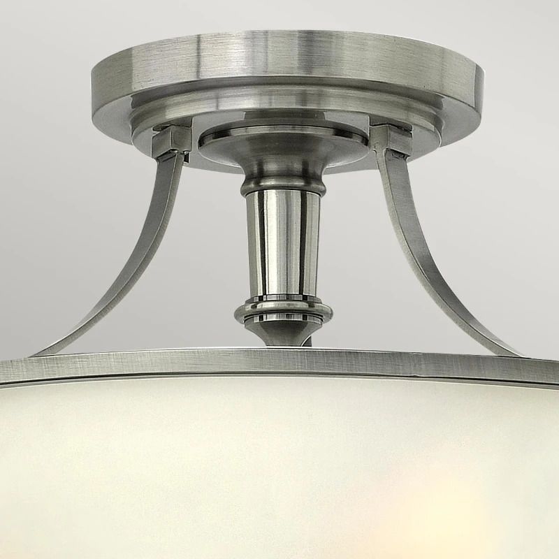 Hinkley LED Plafondlamp Truman | 3X E27 Max 60W | Dimbaar | Antique Nickel
