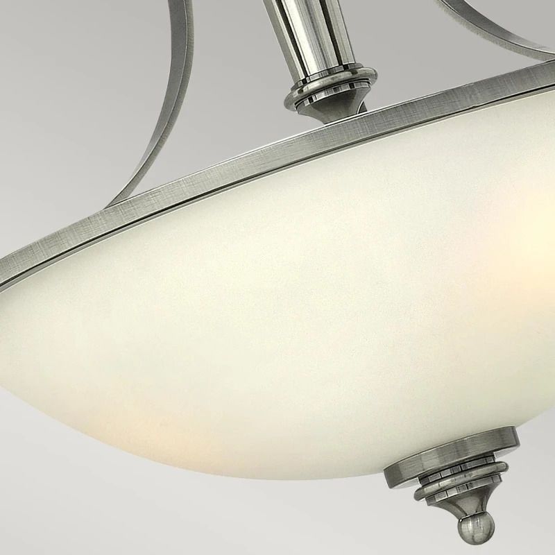 Hinkley LED Plafondlamp Truman | 3X E27 Max 60W | Dimbaar | Antique Nickel