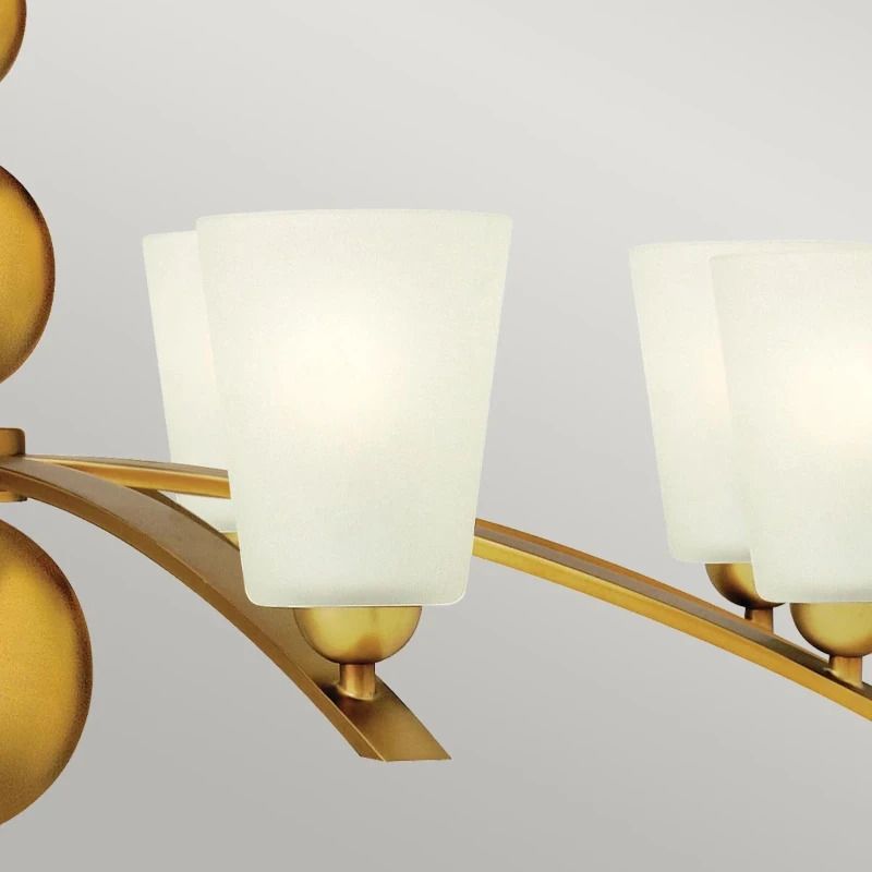 Hinkley LED Kroonluchter | 8X E27 Max 60W | Dimbaar | Vintage Brass