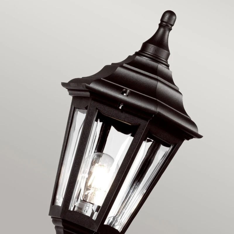 Elstead Lighting LED Tuin Pilaar Kinsale | 1X E27 Max 60W | IP44 (Outdoor) | Black