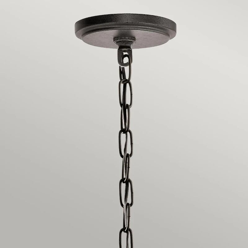 Kichler LED Kroonluchter | 4X E27 Max 60W | Dimbaar | Anvil Iron