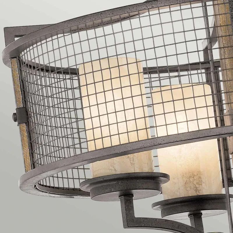 Kichler LED Kroonluchter | 4X E27 Max 60W | Dimbaar | Anvil Iron