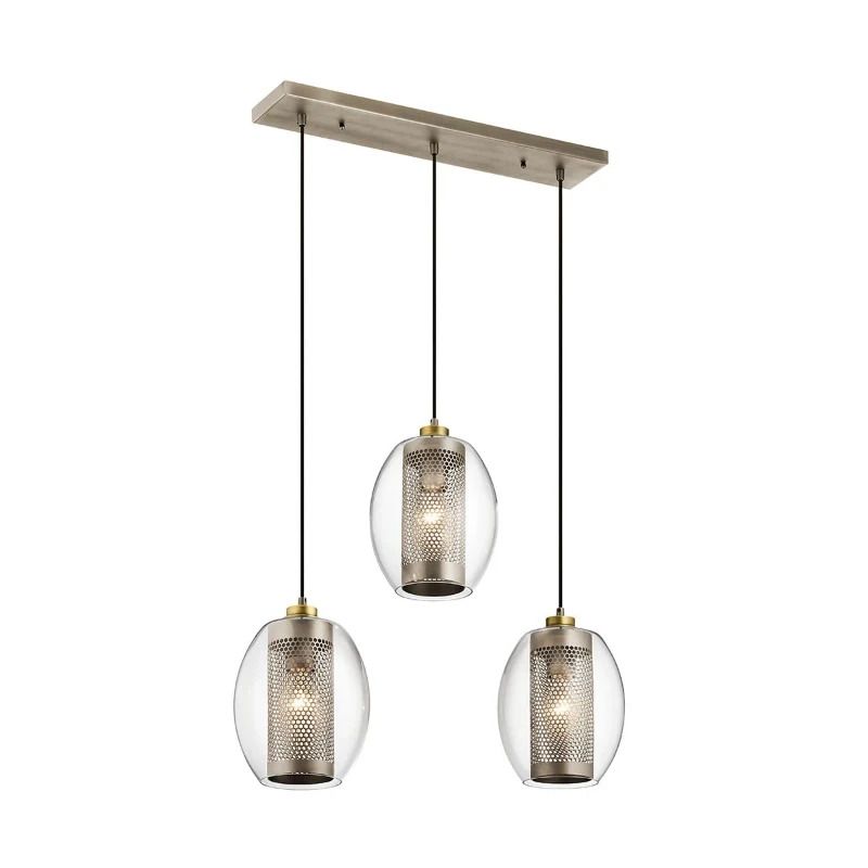 Elstead Lighting Onderdeel | Rechthoekige plafondplaat | Antique Pewter