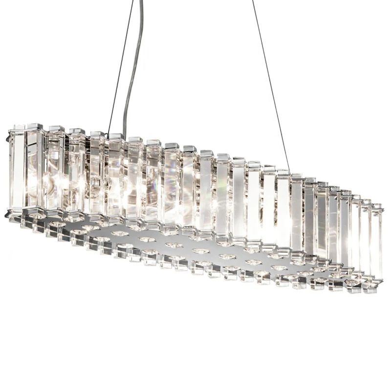 Kichler LED Kroonluchter | 3W 3000K 2400Lm 830 | IP44 | Dimbaar | Chrome