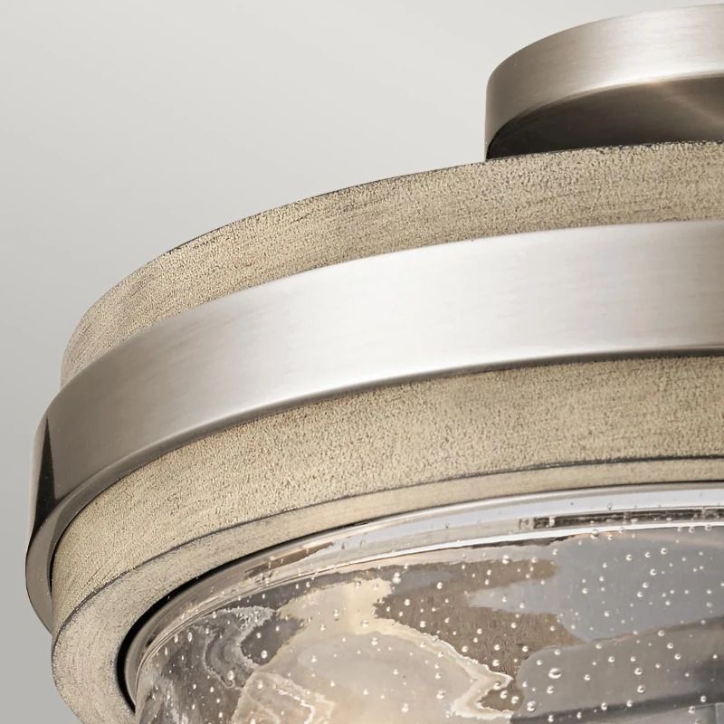 Kichler LED Plafondlamp Grand Bank | 2X E27 Max 60W | Dimbaar | Distressed Antique Grey