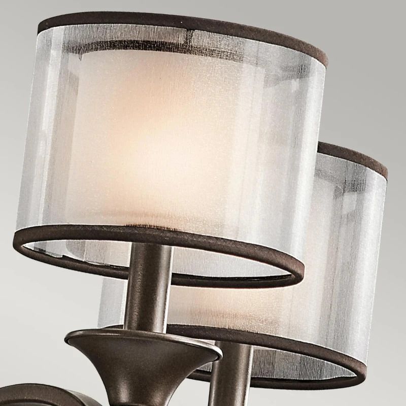 Kichler LED Kroonluchter | 5X E14 Max 40W | Dimbaar | Mission Bronze