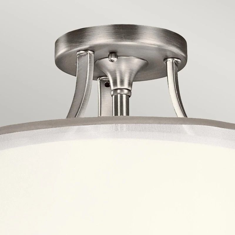 Kichler LED Plafondlamp Lacey | 3X E27 Max 60W | Dimbaar | Antique Pewter